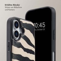 Selencia Nova HandyHülle mit Kordel und Kartenhalter Apple iPhone 17 - Zazzy Zebra