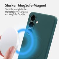 imoshion Color Back Cover mit MagSafe Samsung Galaxy S24 FE - Dunkelgrün