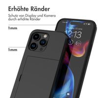 imoshion Backcover mit Kartenfach Apple iPhone 15 Pro Max - Schwarz