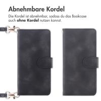 imoshion Klapphülle mit Kordel Motorola Moto G77 - Schwarz