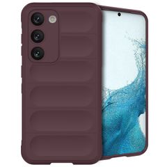 imoshion EasyGrip Back Cover für das Samsung Galaxy S23 - Aubergine