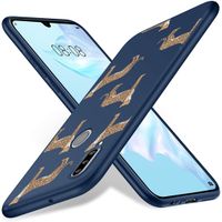 imoshion Design Hülle Huawei P30 Lite - Leopard - Blau