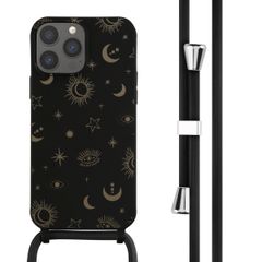 imoshion Silikonhülle design mit Band für das iPhone 13 Pro Max - Sky Black