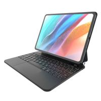 Fixed Typee QWERTY keyboard Klapphülle für das iPad Pro 11 (2018-2022) / Air 4 (2020) / Air 5 (2022) / Air 11 Zoll (2025) M3 / (2024) M3 - Schwarz