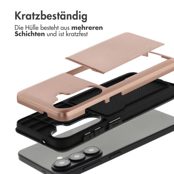 imoshion Backcover mit Kartenfach Samsung Galaxy S26 - Rose Gold