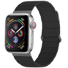 imoshion Magnetlederarmband für Apple Watch Series 1 t/m 9 / SE (38/40/41 mm) | Series 10 / 11 (42 mm) - Schwarz