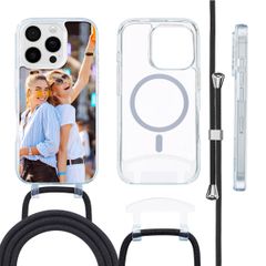 Gestalte deine eigene MagSafe Hülle mit abnehmbarem Band Apple iPhone 16 Pro - Transparent