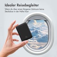 imoshion Kompakte Powerbank 10.000 mAh - Schwarz