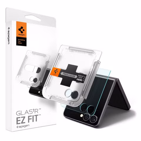 Spigen EZ Fit Glas.tR mit Installation Tray - 1er Pack Samsung Galaxy Z Flip 7