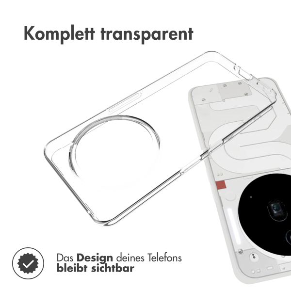 Accezz Clear TPU Backcover Nothing Phone (3a) Pro - Transparent