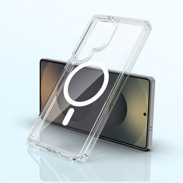 Accezz Xtreme Impact Backcover mit MagSafe Samsung Galaxy S25 Ultra - Transparent
