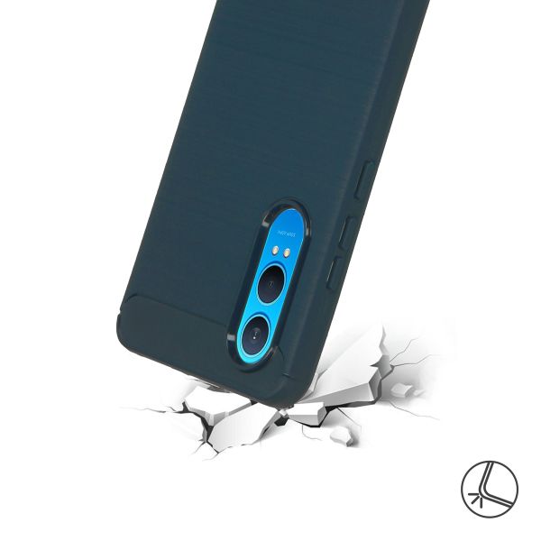 imoshion Brushed Back Cover für das OnePlus Nord CE 4 Lite 5G - Dunkelblau