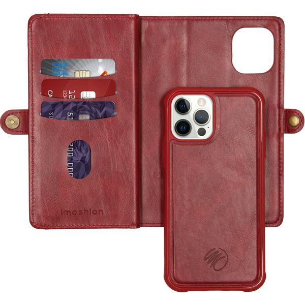 imoshion 2-1 Wallet Klapphülle iPhone 12 (Pro) - Rot