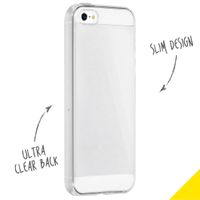 Accezz Clear TPU Backcover Apple iPhone SE (2016) / 5 / 5s - Transparent