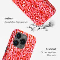 Selencia Vivid Tough Back Cover mit MagSafe für das iPhone 15 Pro - Wild Spots Lipstick