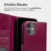 imoshion Design Klapphülle Apple iPhone 11 - Crush Check Coral Dust