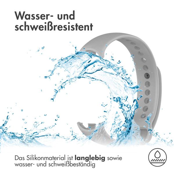 imoshion Silikon Sportarmband für Xiaomi Smart Band 8 / 9 - Grau
