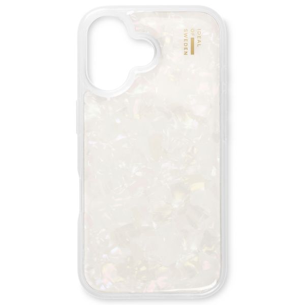 iDeal of Sweden Pearlized Case für das iPhone 16 - Weiß