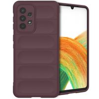 imoshion EasyGrip Back Cover für das Samsung Galaxy A33 - Aubergine