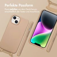 imoshion Color Backcover mit abnehmbarem Handykette und MagSafe Apple iPhone 14 - Nude