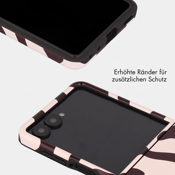 Selencia Vivid Rückabdeckung mit MagSafe Samsung Galaxy Z Flip 8 - Art Wave Black