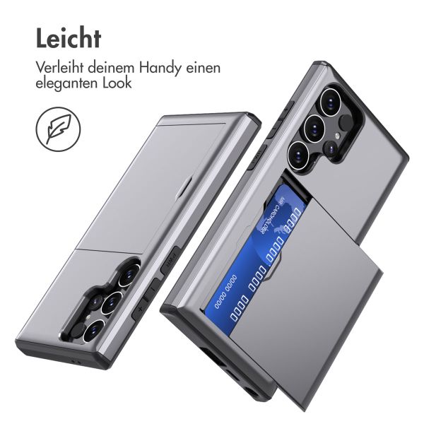 imoshion Backcover mit Kartenfach Samsung Galaxy S24 Ultra - Grau