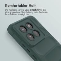 imoshion EasyGrip Back Cover für das Xiaomi 14 Pro - Dunkelgrün