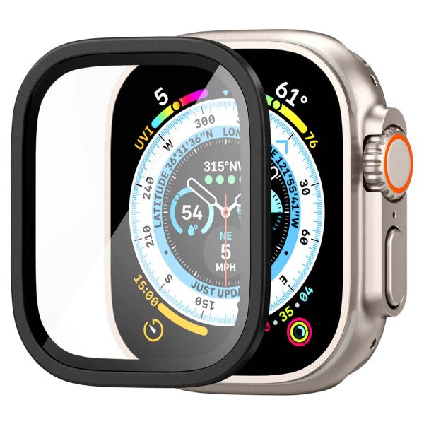 Spigen Glas.tR Slim Pro Displayschutzfolie für das Apple Watch Ultra 1 / 2 - 49 mm - Schwarz