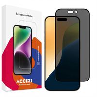Accezz Privacy Displayschutz aus gehärtetem Glas Apple iPhone 17 / 17 Pro / 16 Pro