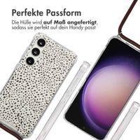 imoshion Design Hülle mit Band Samsung Galaxy S23 - Desert Dots