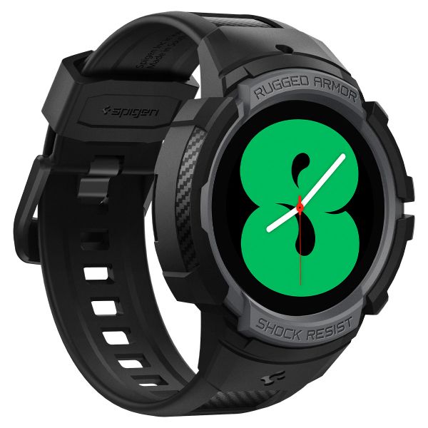 Spigen Rugged Armor™ Pro Case für die Samsung Galaxy Watch 4 / 5 - 40 mm - Charcoal Gray