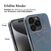 imoshion Design Hülle für das iPhone 15 Pro - Blue Graphic