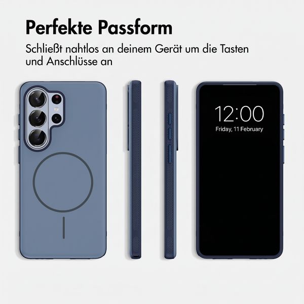 imoshion Color Backcover mit Thin MagSafe Ring Samsung Galaxy S26 Ultra - Dunkelblau