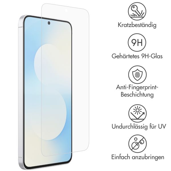 Accezz Screen Protector aus gehärtetem Glas Samsung Galaxy S25 FE
