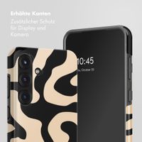Selencia Vivid Rückabdeckung mit MagSafe Samsung Galaxy S25 - Art Wave Black