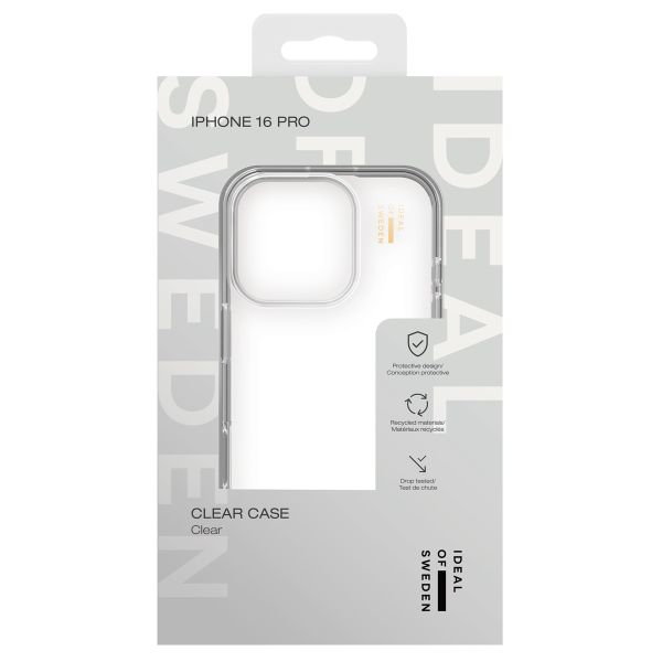 iDeal of Sweden Clear Case Apple iPhone 16 Pro - Transparent