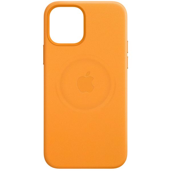 Apple Leder-Case MagSafe für Apple iPhone 12 Pro Max - California Poppy