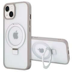 Accezz Ring Stand Backcover mit MagSafe Apple iPhone 14 - Grau