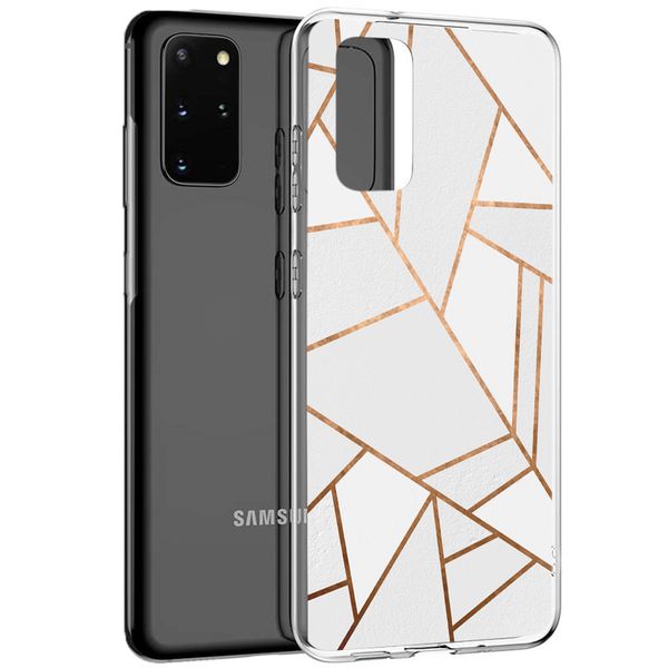 imoshion Design Hülle für das Samsung Galaxy S20 Plus - White Graphic