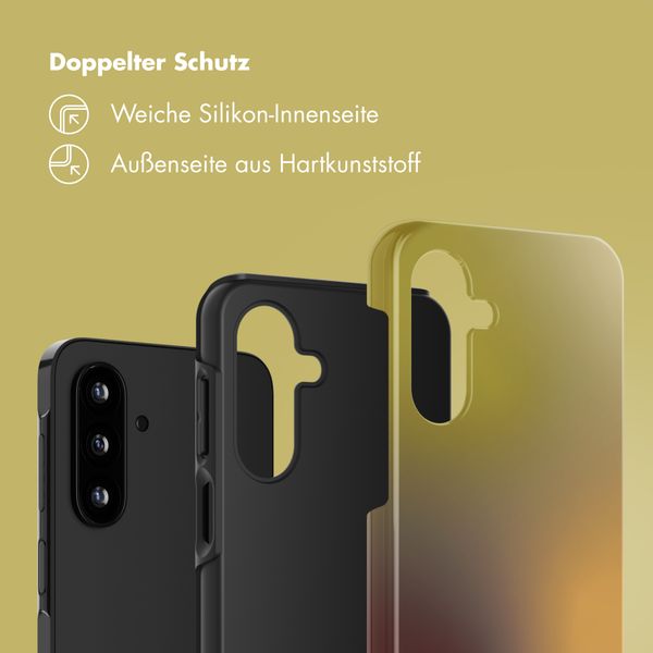 Selencia Vivid Back Cover Samsung Galaxy A17 - Gradient Olive Dust