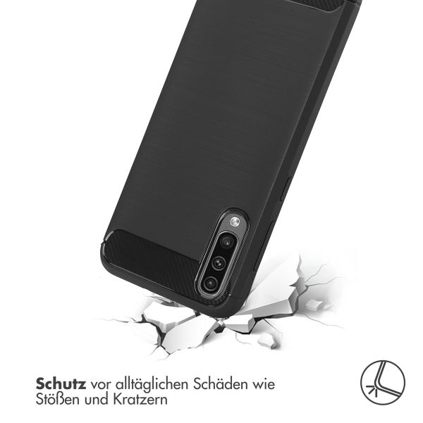 imoshion Brushed Back Cover Samsung Galaxy A50 / A30s - Schwarz