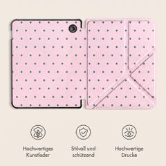 imoshion Design Klappbare Klapphülle Kobo Libra Colour - Happy Dots