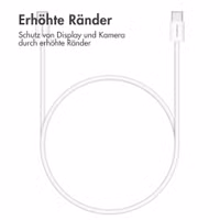 imoshion USB-C-zu-USB-C-Kabel – Geflochten – 0,5 Meter – Weiß