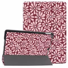 imoshion Design Trifold Klaphülle Apple iPad 9 (2021) 10.2 Zoll / iPad 8 (2020) 10.2 Zoll / iPad 7 (2019) 10.2 Zoll - Bloom Love Blush