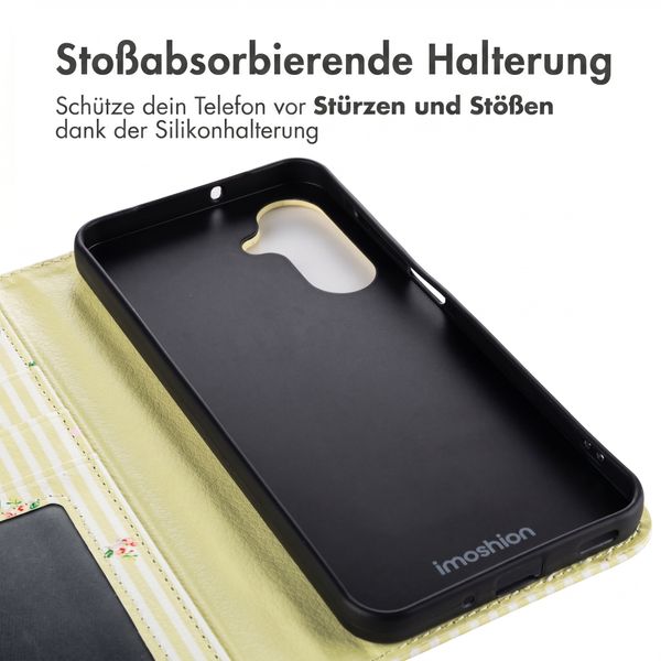 imoshion Design Klapphülle Samsung Galaxy A57 (5G) - Garden Stripes
