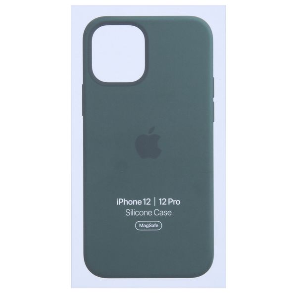 Apple Silikon-Case MagSafe iPhone 12 (Pro) - Cypress Green