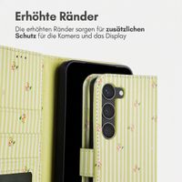 imoshion Design Klapphülle Samsung Galaxy S23 - Garden Stripes