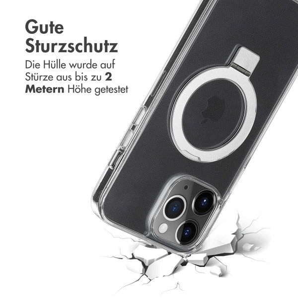 Accezz Ring Stand Backcover mit MagSafe für das iPhone 13 Pro Max - Transparent