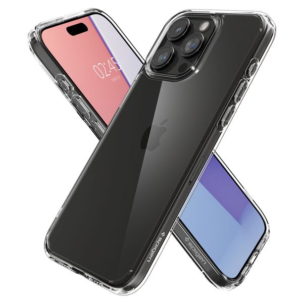 Spigen Ultra Hybrid™ Case für das iPhone 15 Pro Max - Crystal Clear