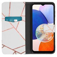 imoshion Design TPU Klapphülle Samsung Galaxy A14 (5G) - White Graphic